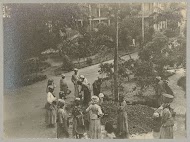 In den tuin van het hospitaal