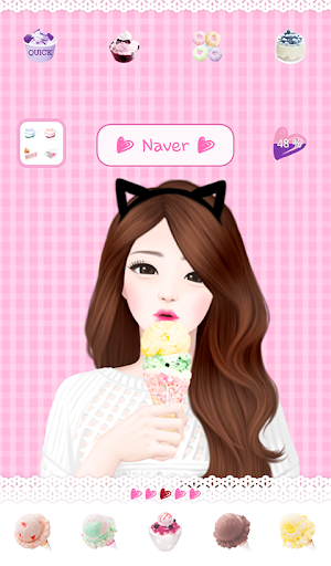 lovely girl ice cream dodol