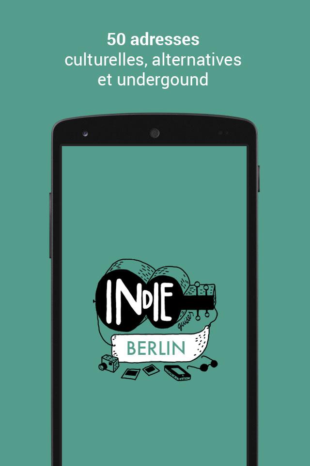 Android application Indie Guides Berlin screenshort