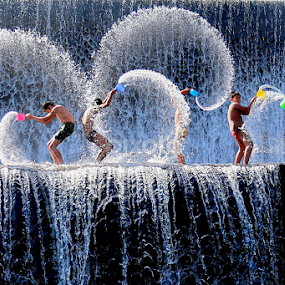 Play Waterfall at Tukad unda - Bali  by DODY KUSUMA  - Babies & Children Children Candids