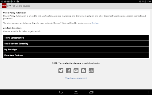 Oracle Policy Automation