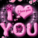 Cover Image of Télécharger Pink I Love You Live Wallpaper 2.7 APK