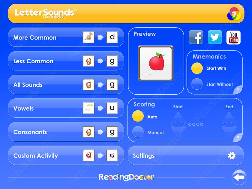Letter Sounds 1 Pro Screen 2