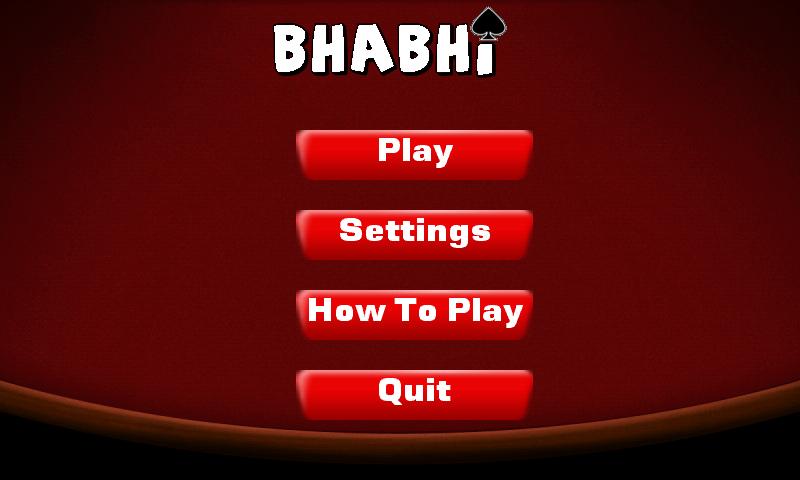 Bhabhi Card Game Screen 3