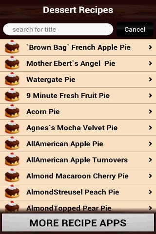 Dessert Recipes Cookbook - Android Apps on Google Play