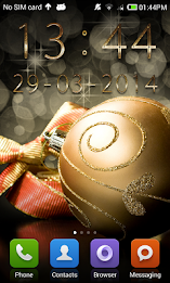 Gold digital clock by EasyDevTools poster 2