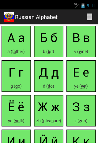 Russian Alphabet