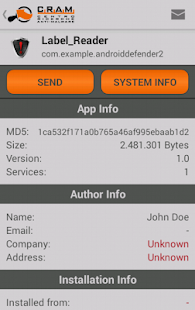 CRAM App Analyser Screenshots 5