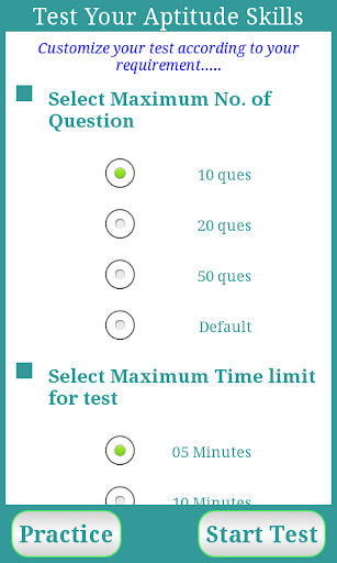 Test Your Aptitude Skills