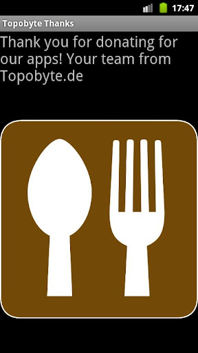 Topobyte Thank You: Restaurant