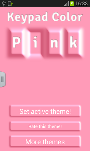 键盘颜色粉红色弹力