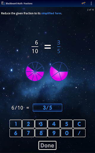 【免費教育App】Blackboard Math™ Fractions-APP點子