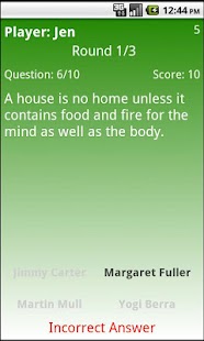 Famous Quotes Trivia Free Screenshots 1