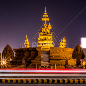 Khmer Master by Siha Sao - City,  Street & Park Night