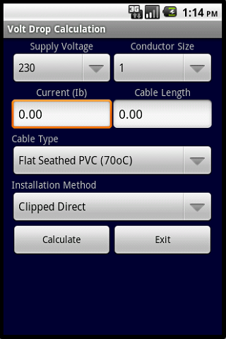 Volt Drop Calculator Pro