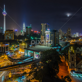 Kuala Lumpur City at Night by Waily Harem - City,  Street & Park Night