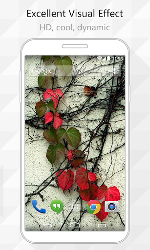 Red Leaves Live Wallpaper