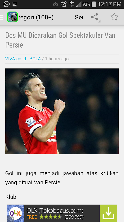 Berita Bola - Android Apps on Google Play