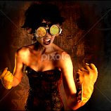SteamPunk portrait by Adrian Chinery -  