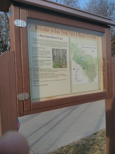 Oak Park Point Trailmap Kiosk