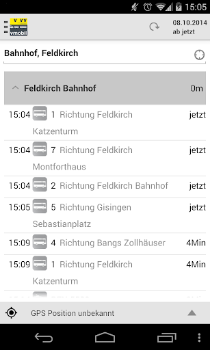 vmobil.at Fahrplanauskunft