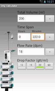 Drip Rate Calculator Screenshots 2