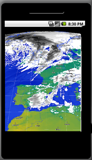 Europa Satellite Meteo Animato