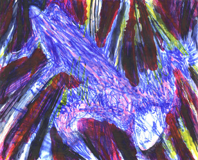 icarus shot down at night (own work, 2006)