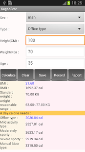 Free KagooBmr Calculate BMI, BMR APK for PC