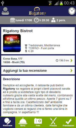 Rigatony Bistrot