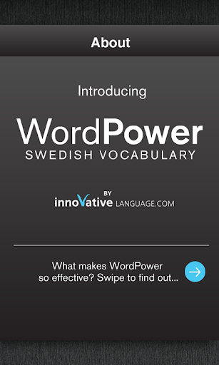 Learn Swedish WordPower