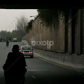 Under Pass by Amir Hameed - Transportation Roads