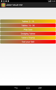 Learn Multiplication Tables