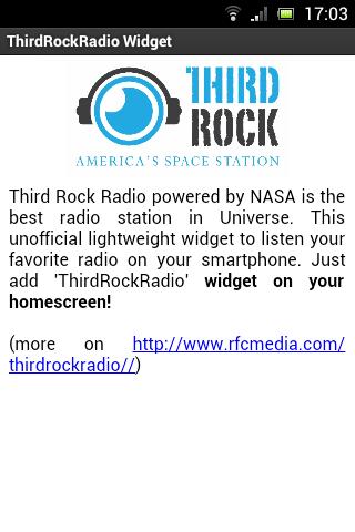 免費下載音樂APP|Third Rock Radio Widget app開箱文|APP開箱王