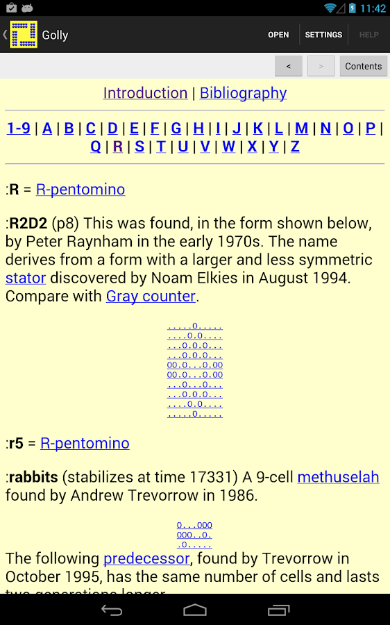    Golly- screenshot  