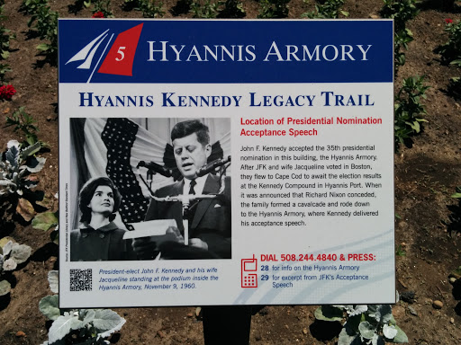 Hyannis Kennedy Legacy Trail Sign #5