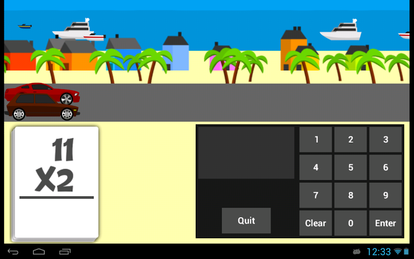 Racing Multiplication Deluxe Screen 3