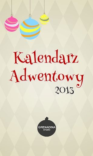 Kalendarz Adwentowy 2013