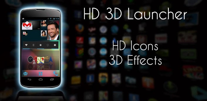 HD 3D Launcher PRO