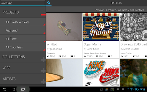 Sharpee - powered by Behance - screenshot thumbnail