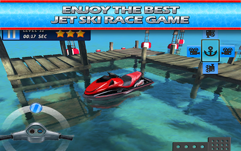 Jet Ski 3D Boat Parking Race Screenshots 0