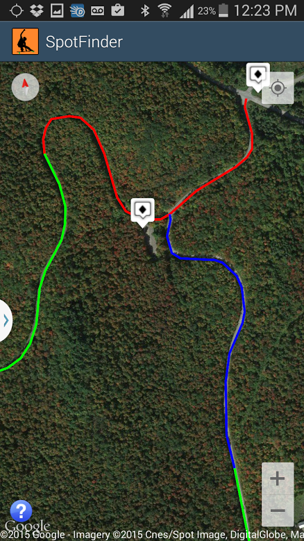 Longboard Spot Finder Screen 1