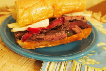 New York Style Asiago Cheesesteak