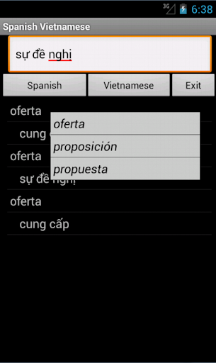 Spanish Vietnamese Dictionary