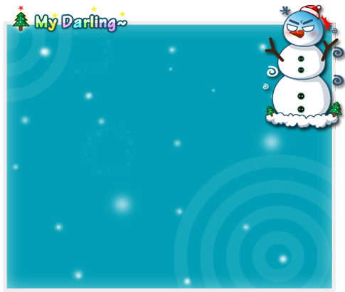 MyDarling Snowman theme 3part