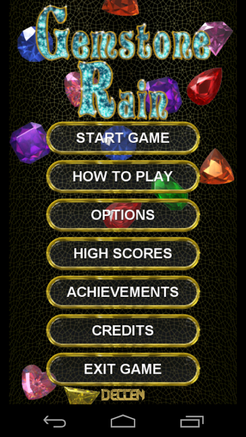 Android application Gemstone Rain screenshort