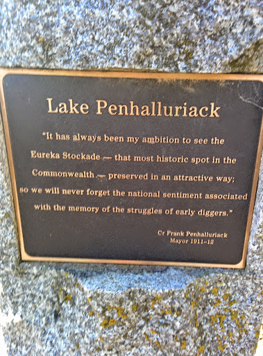 Lake Penhalluriack Plaque