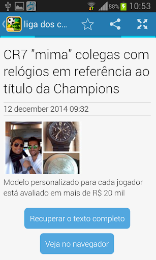 【免費新聞App】Brazilian RSS Sport News-APP點子