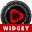 NEON RED Poweramp Widget Download on Windows