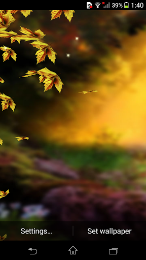 Autumn Leaf Live Wallpaper